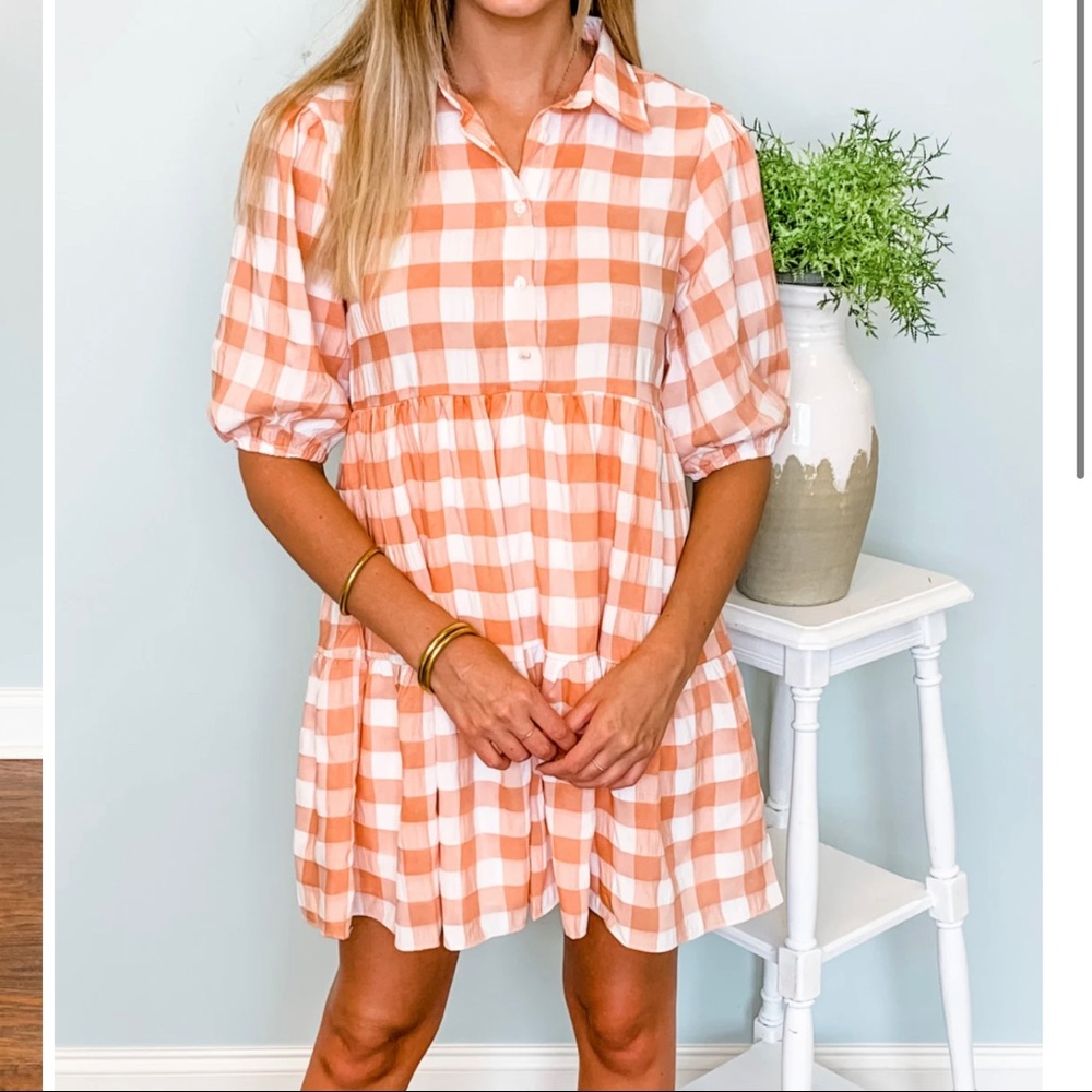 Karlie gingham dress
